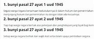 Pasal 27 Sampai 34 Membahas Tentang